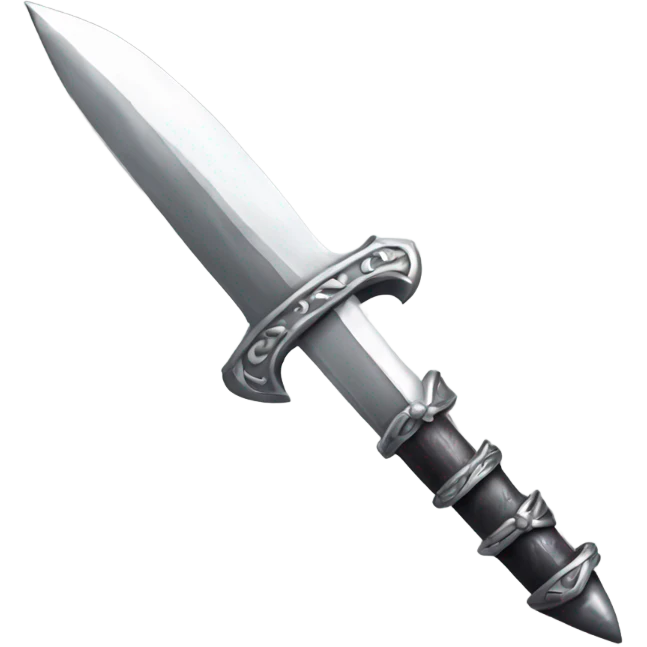 silver gothic dagger emoji