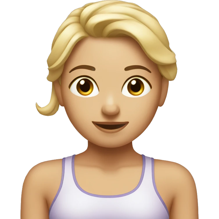 pilates girl emoji