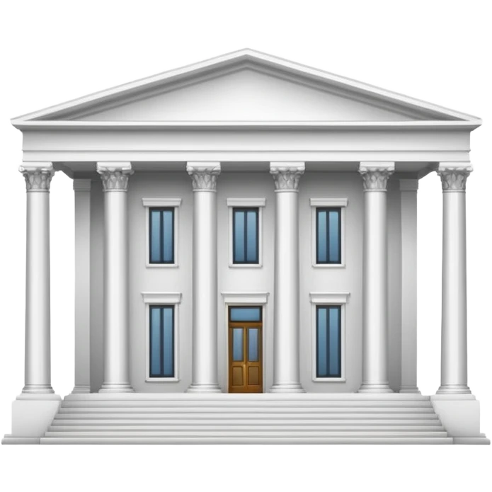 embassy building with columns, no flag emoji