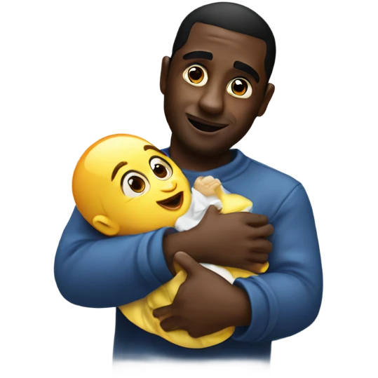 Diddy holding baby oil  emoji