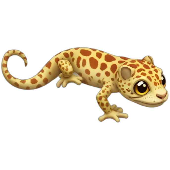 gecko leopard emoji
