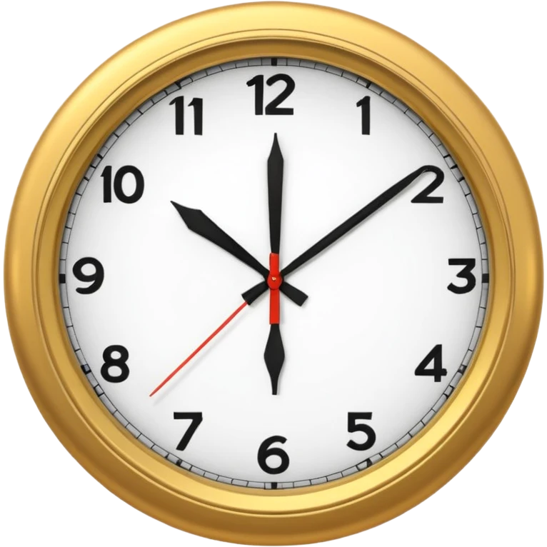 Clock showing 1 o'clock emoji