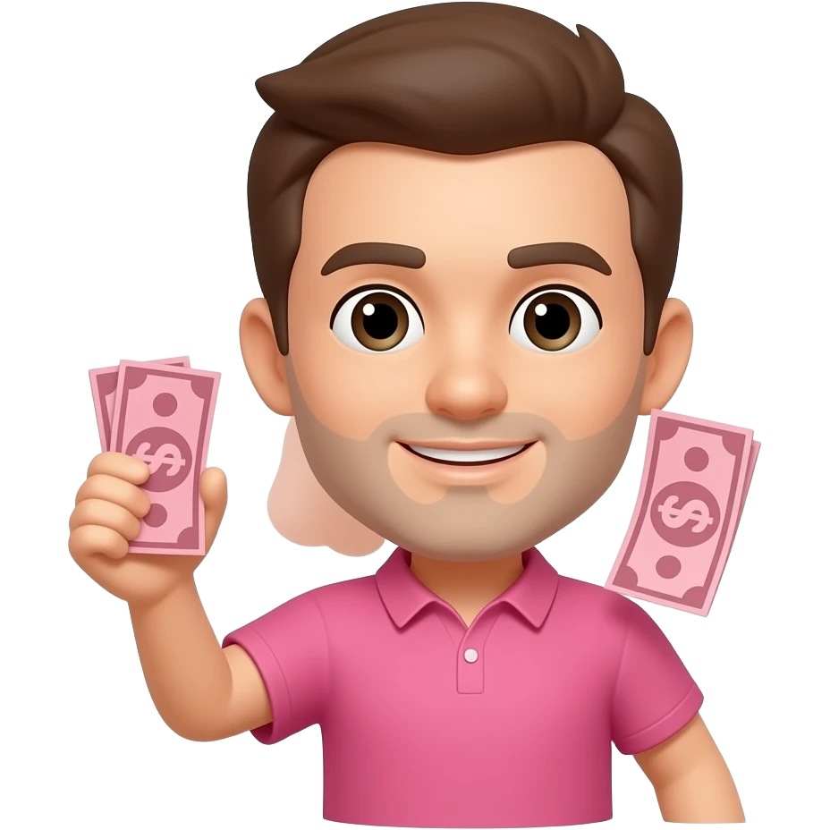 Pink money emoji emoji