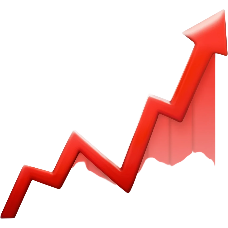 Interest rates rise emoji