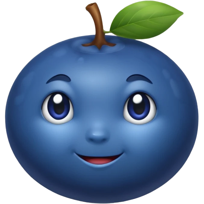 Single blueberry emoji