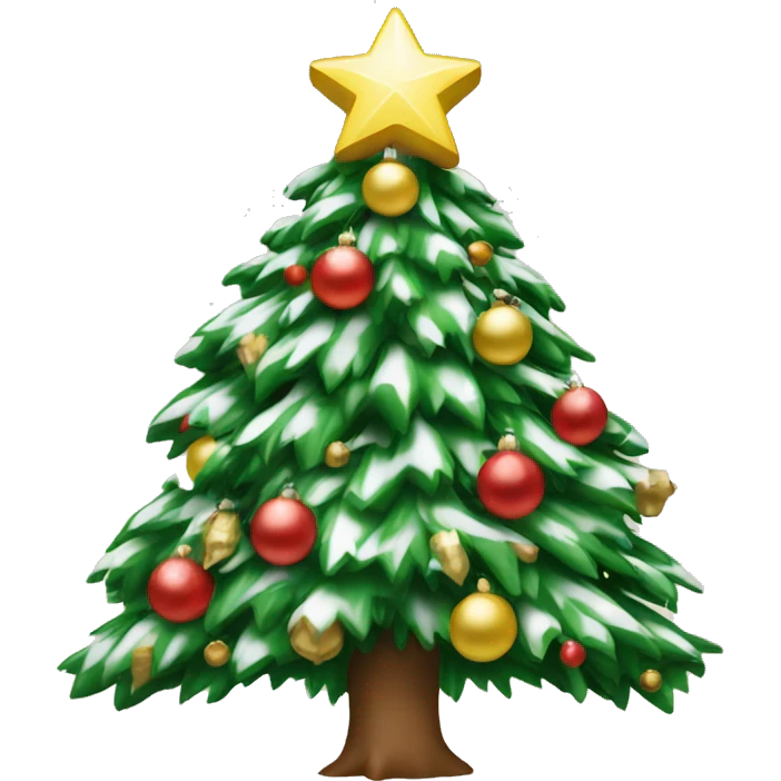 Árvore de natal branca  emoji