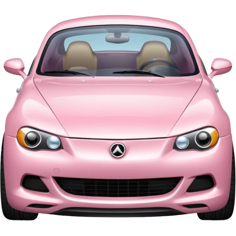 light pink car emoji
