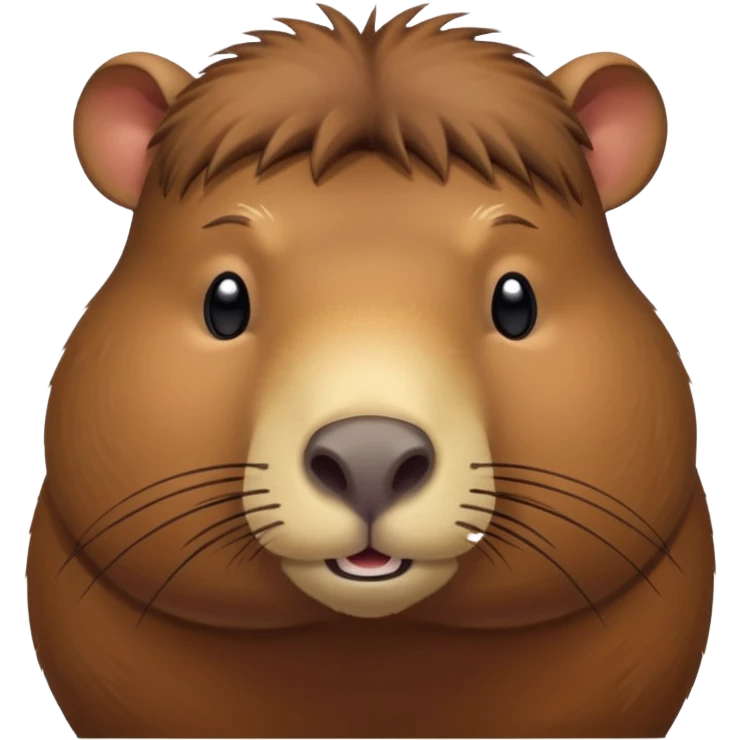 Capyvara com cara de deboche  emoji