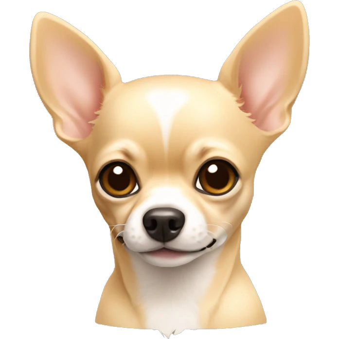 Chihuahua color crema  emoji