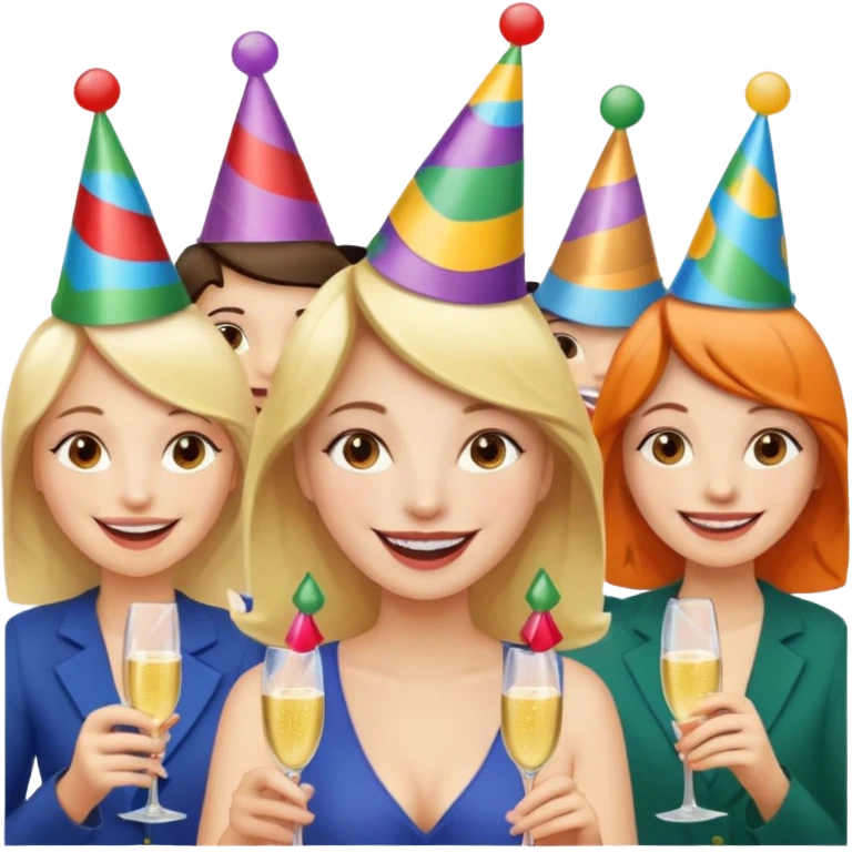 make a beautiful women who has lots of Freund's and very talkative emoji