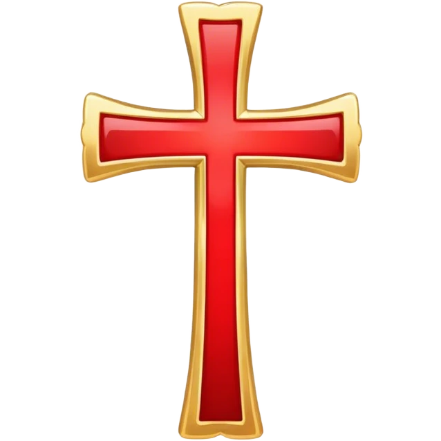 A cross with love  emoji
