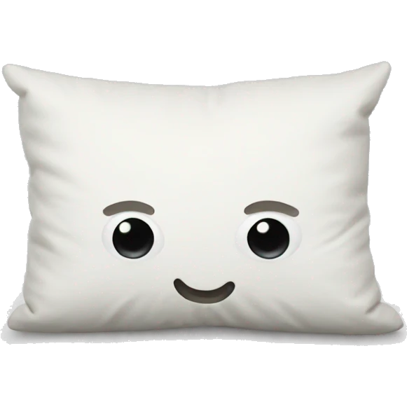 White pillow hairy emoji