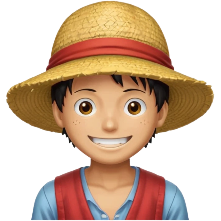 Luffy strawhat emoji