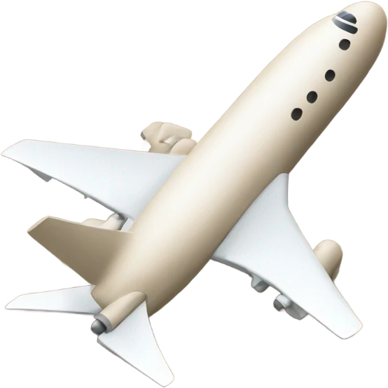 Beige plane emoji