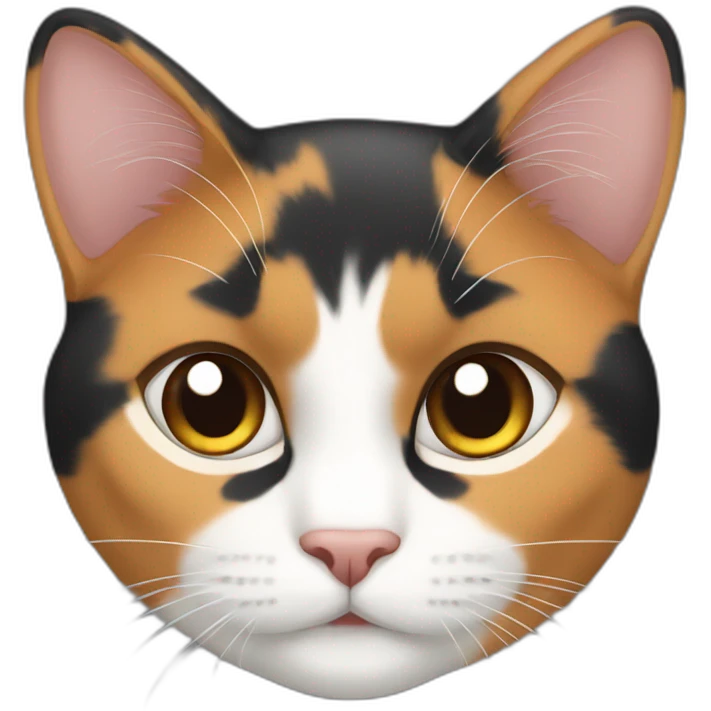 Two calico cat emoji