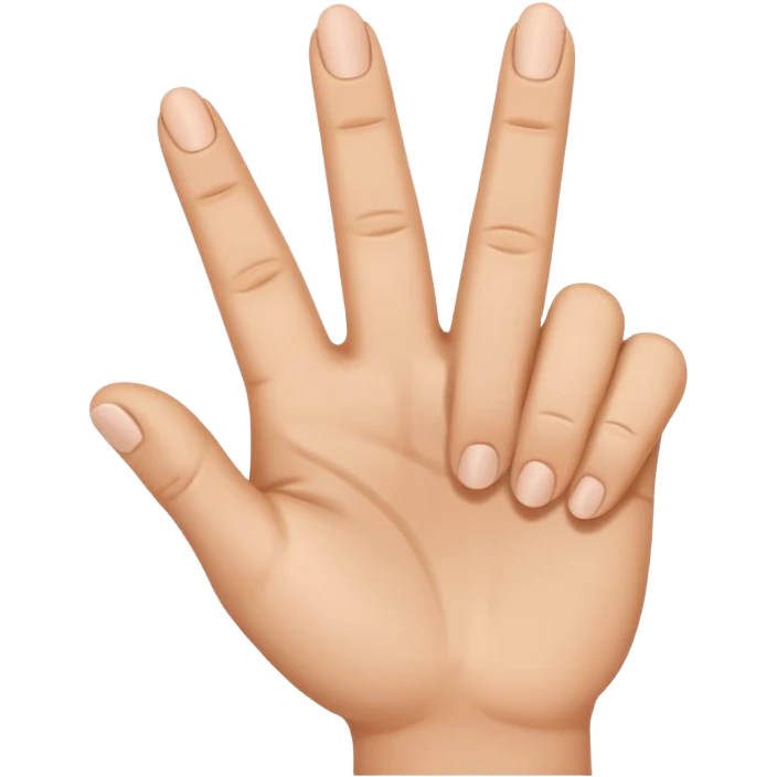 🤟 забули мізінчик і постав середній палець emoji