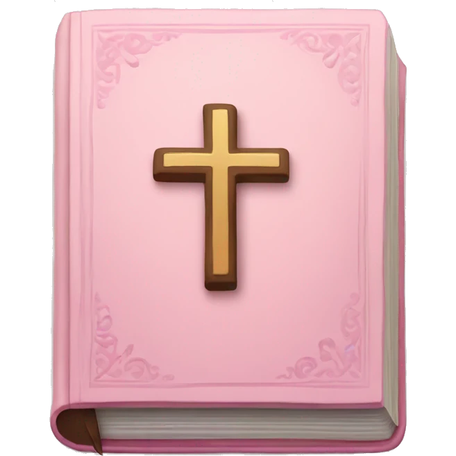 soft pink bible emoji