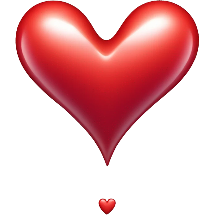 Super red heart  emoji