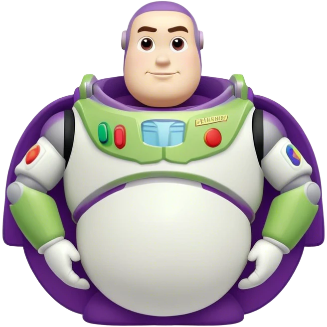Buzz light year squishmallow round and plush emoji