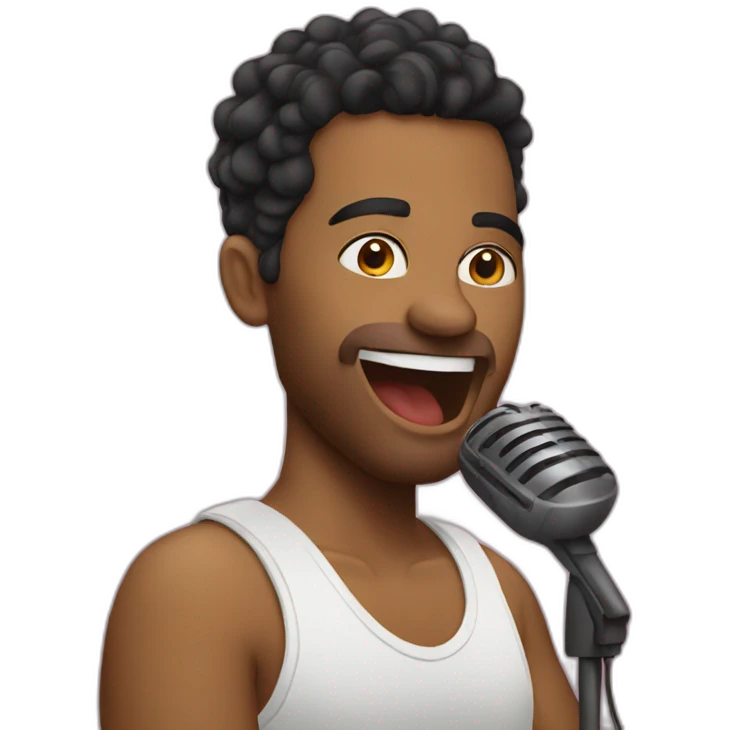 Singer emoji