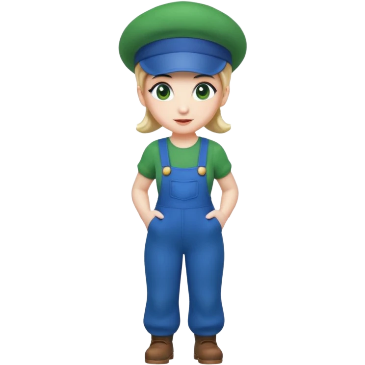 Luigi with big breasts emoji