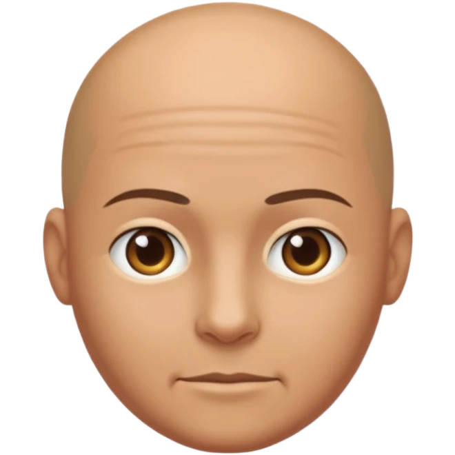 bald head emoji