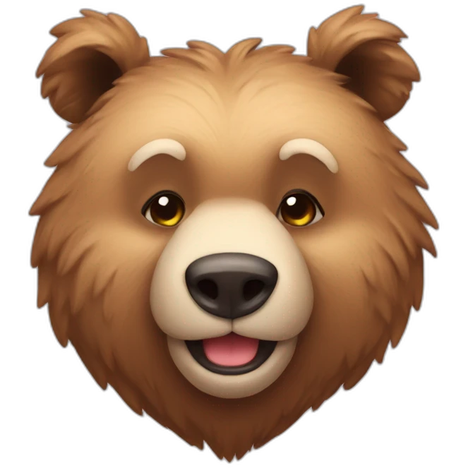 Orso con cuore emoji