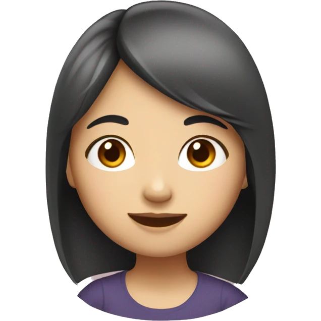 Asian girl emoji