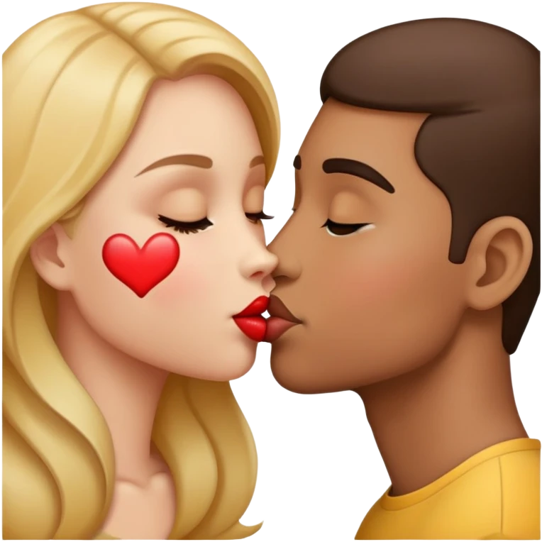 Emoje de beijo no rosto emoji