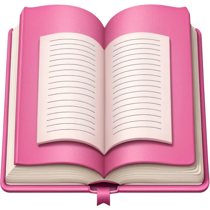 An open pink book
 emoji
