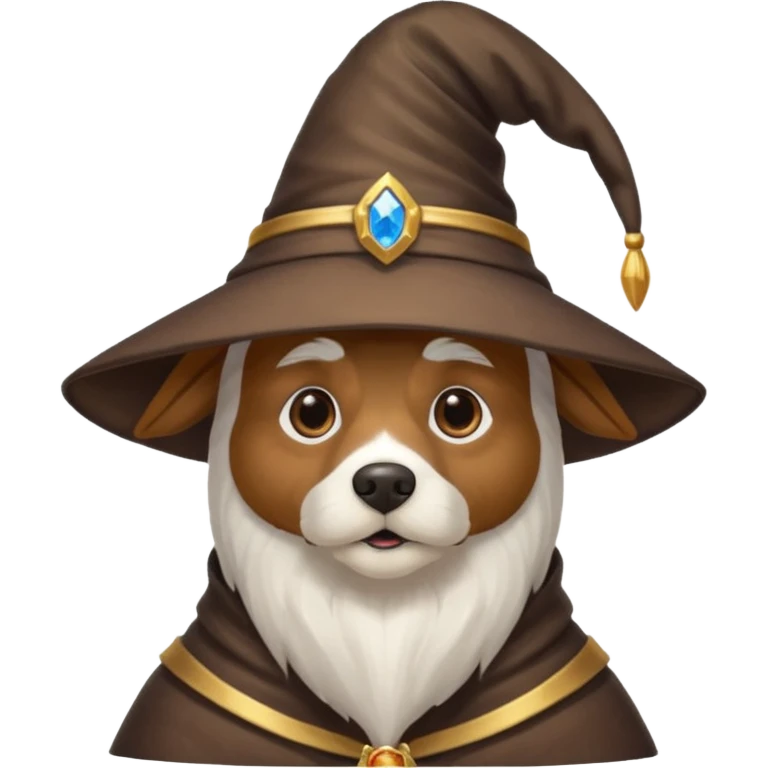 Wizard dog emoji