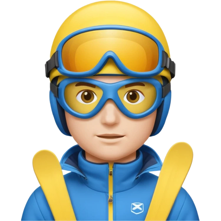  Ski man emoji