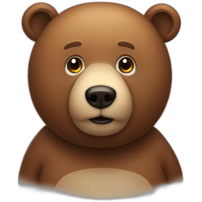 fat bear emoji