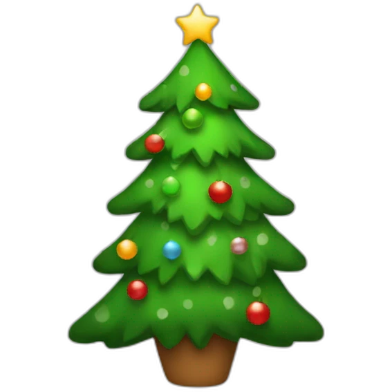 christmas tree emoji