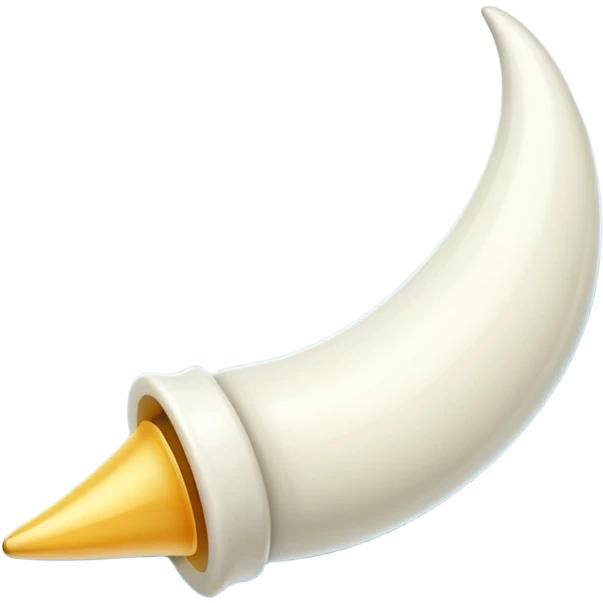 Fai la corno piccola bianca emoji
