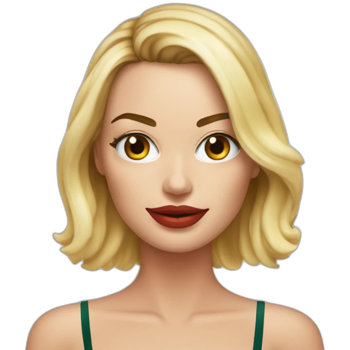 Margot robbie en Bikini emoji