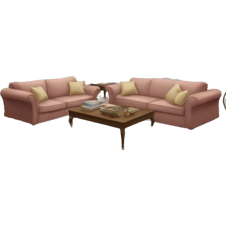 Elegant living room emoji