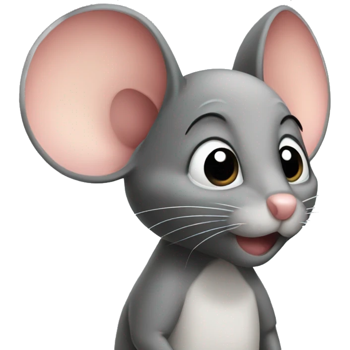 mouse with big ears emoji