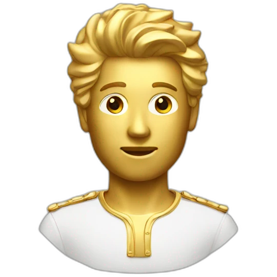 gold men emoji