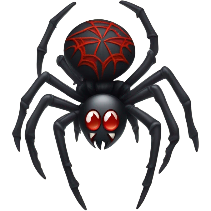 gothic spider with red cross emoji