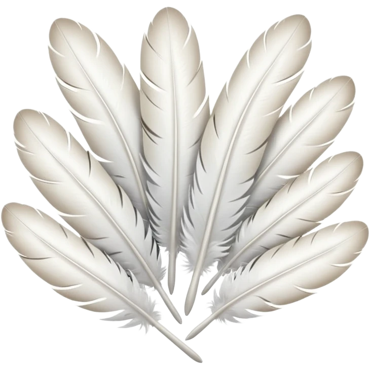Floating Feather Cluster emoji