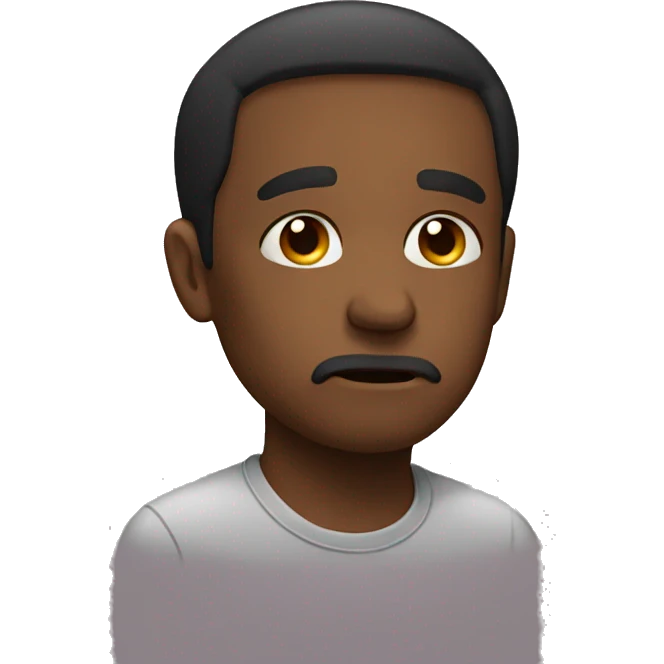 Sad with how emoji