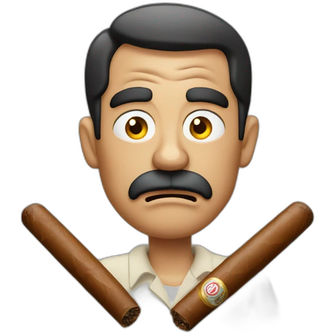 angry-cuban-cigar-smoker emoji