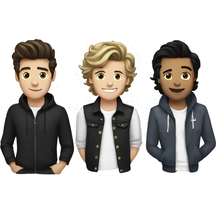 one direction together  emoji