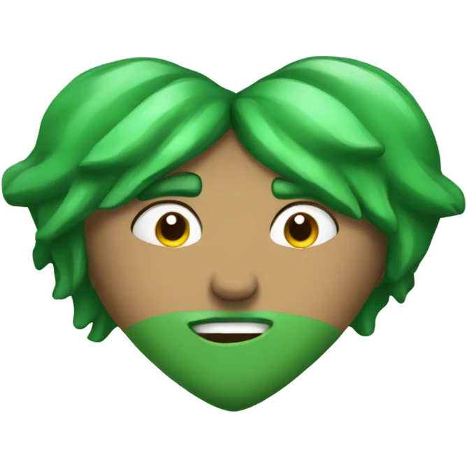 Corazón verde emoji