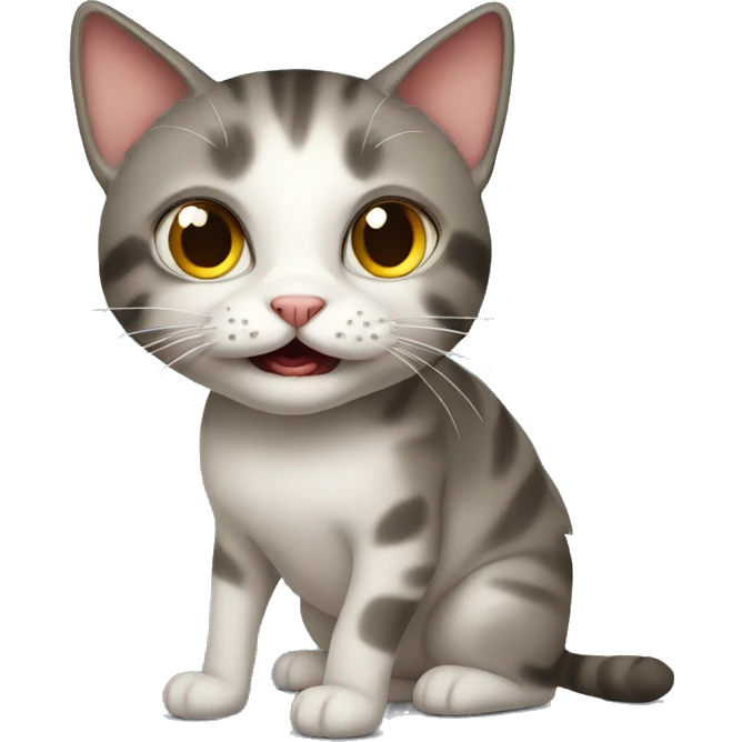 going insane cat  emoji