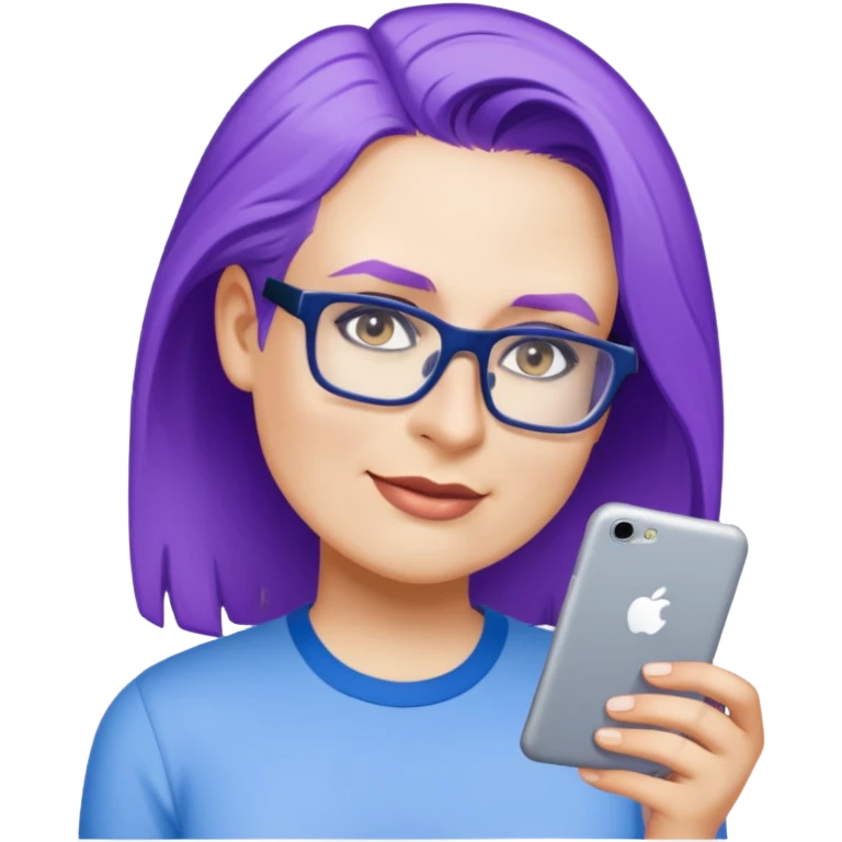 female, wearing blue shirt emoji