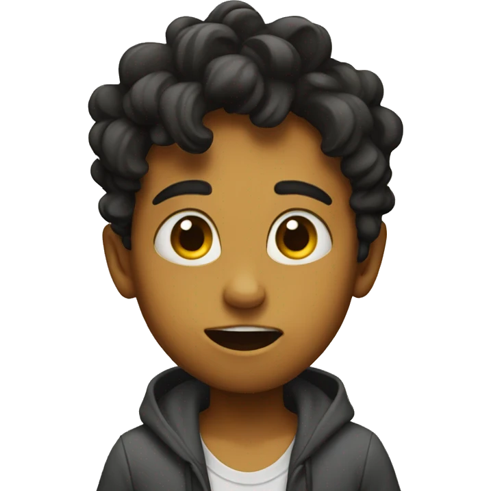 Weird kid emoji