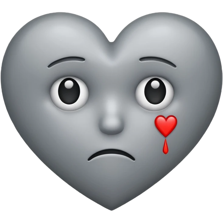 heart depressed emoji