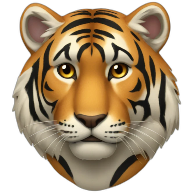 Tigre enragé emoji